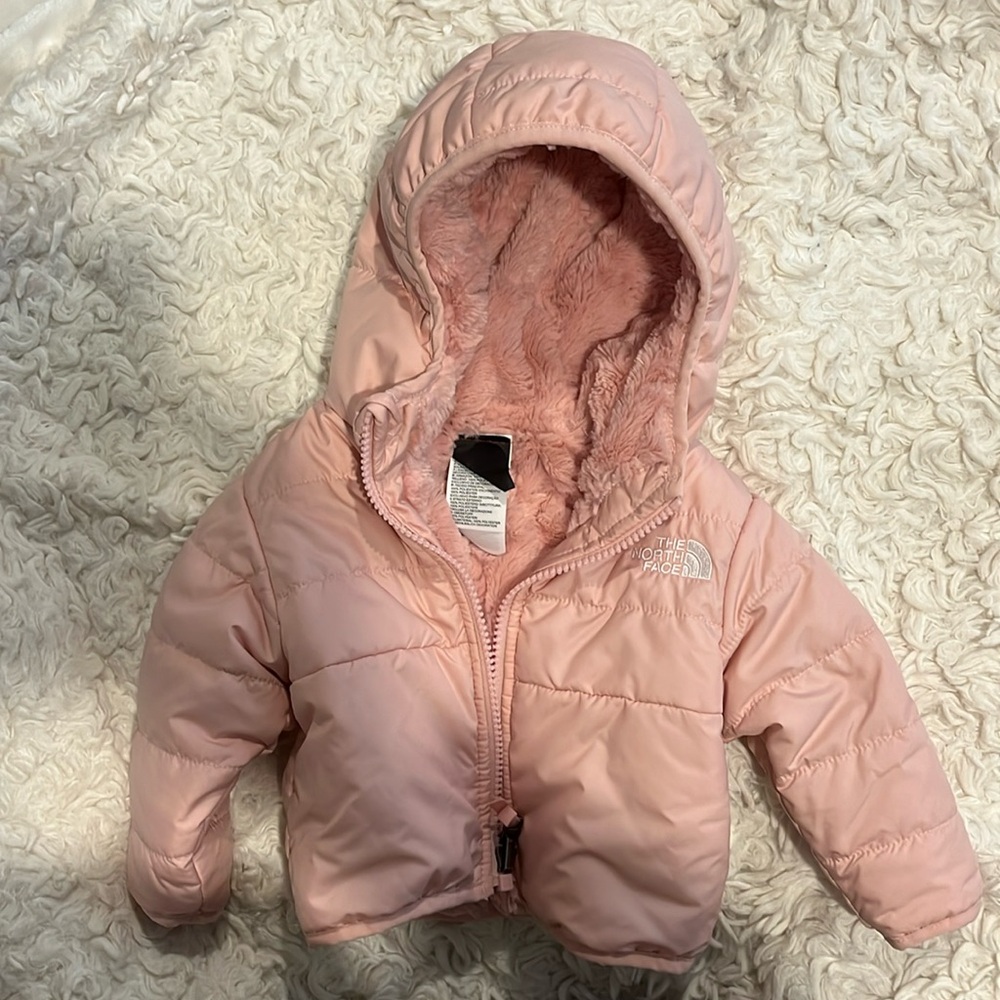 North Face Shasta reversible coat for infants - size 0-3 M